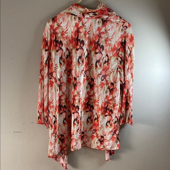 Southern Lady Floral Cardigan - Red and orange - Picture 9 of 10
